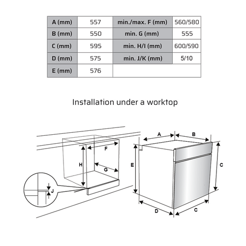 Vox SBFDT7815M3DCT Ugradna multisistemska rerna slika 5