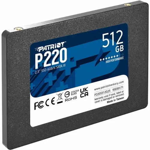 SSD 2.5 SATA3 512GB Patriot P220 550MBs/500MBs P220S512G25 slika 1