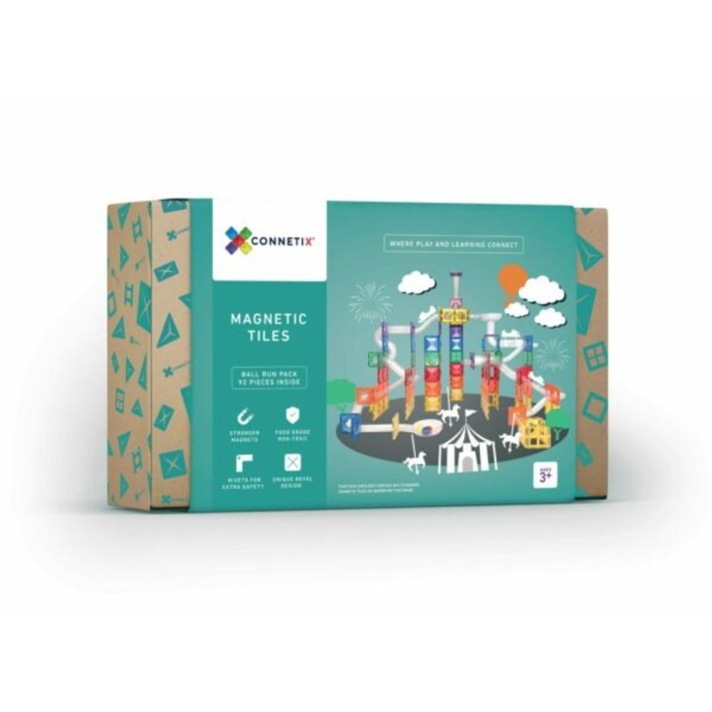 Connetix Magnetne pločice za slaganje Rainbow Ball Run Pack, 92kom slika 1