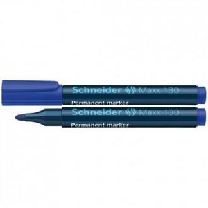 Flomaster Schneider, permanent marker, Maxx 130, 1-3 mm, plavi