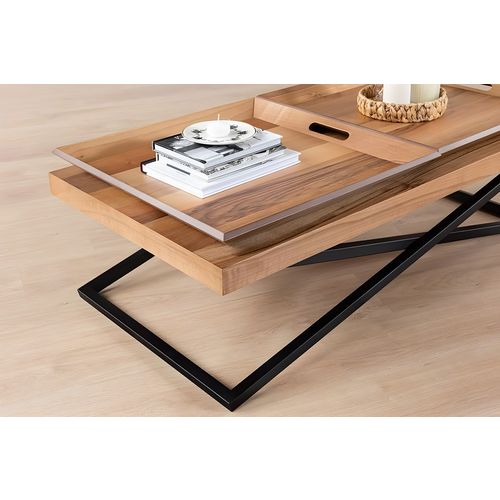 Towly - Walnut Walnut Coffee Table slika 9