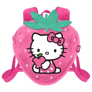 Mochila plišana jagoda Hello Kitty