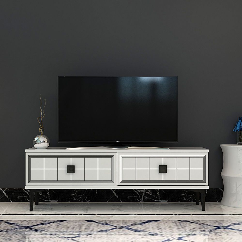 TV Stalak Yuka 120 u Bijeloj Boji slika 1