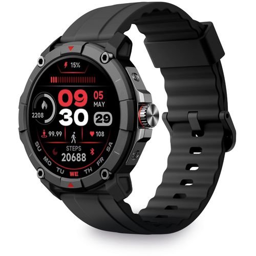 KSIX, smartwatch Compass, GPS, 1.38” zaslon, 7 dana aut., glasovni asistent,crni slika 7