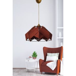 YL237 Tile Red Chandelier