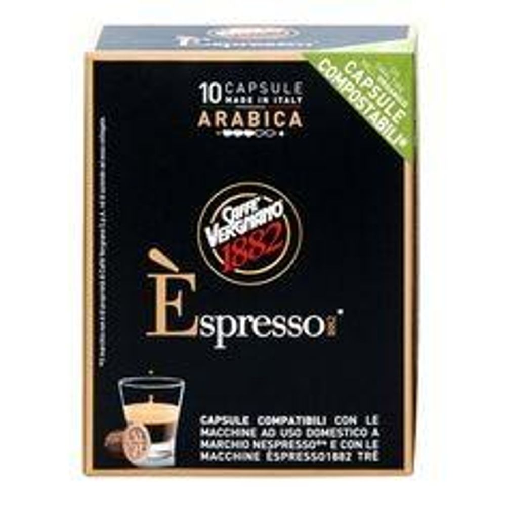 Caffe Vergano kapsule za kafu Arabica Nespresso kompatibilne 10 kom slika 1