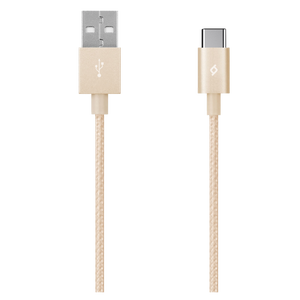 Ttec Kabel - USB-C to USB (1,20m) - Gold - Alumi Cable