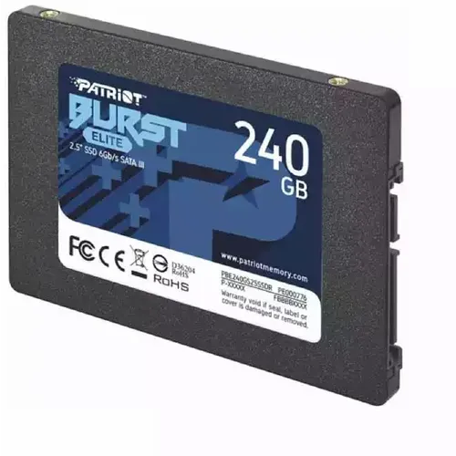 SSD 2.5 SATA3 6Gb/s 240GB Patriot Burst Elite 450MBs/320MBs PBE240GS25SSDR slika 2