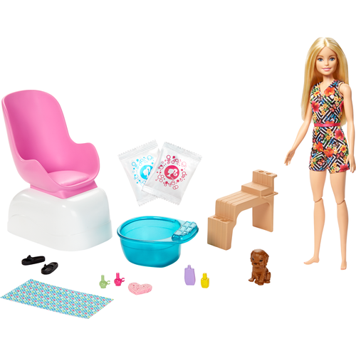 BARBIE MANIKURA-PEDIKURA SPA SET S LUTKO slika 1