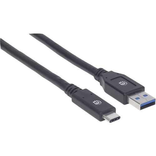 Manhattan USB kabel USB 3.2 gen. 1 (USB 3.0) USB-A utikač, USB-C® utikač 3.00 m crna  354981 slika 2