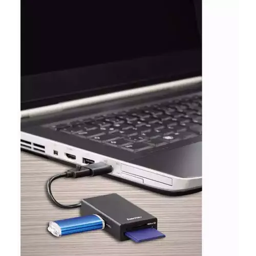 USB HUB 2.0 OTG Hama Micro USB+adapter USB A Čitač kartica za telefon/tab/PC slika 4