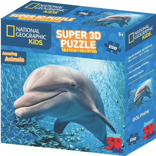 National Geographic Puzzle 3D - Dupin 150 Kom 46X31Cm slika 1