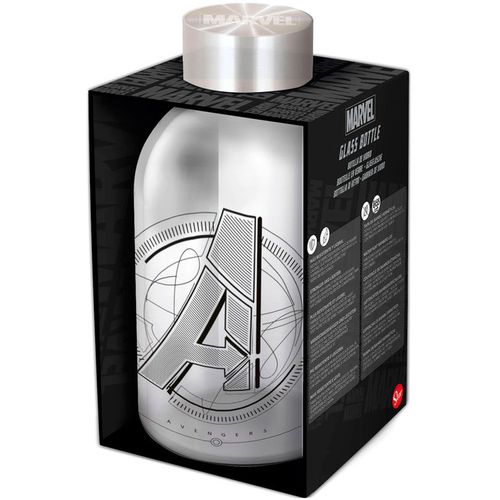 Marvel Avengers glass bottle 620ml slika 1