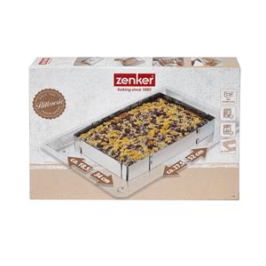 Zenker podesiva forma za kolače 27,5 – 52 × 18,5 × 34 × 5 cm – neprianjajući premaz