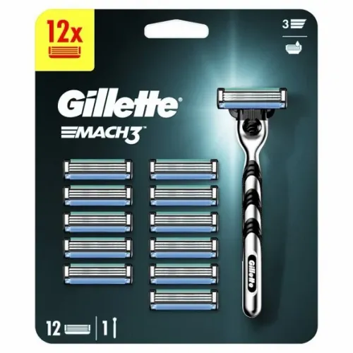 Gillette Mach3 brijač + 12  XXL slika 1