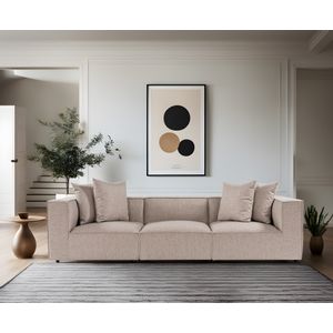 Sora 3 - Sand Beige Sand Beige 3-Seat Sofa