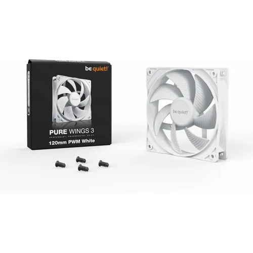 Case Cooler Be quiet Pure Wings 3 120mm PWM BL110 White slika 3