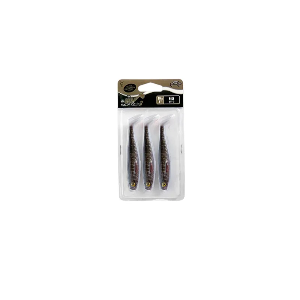 NPS065 Fox silikonska varalica Rage Pro Shad 10cm - 4" UV PIKE 3pcs slika 1