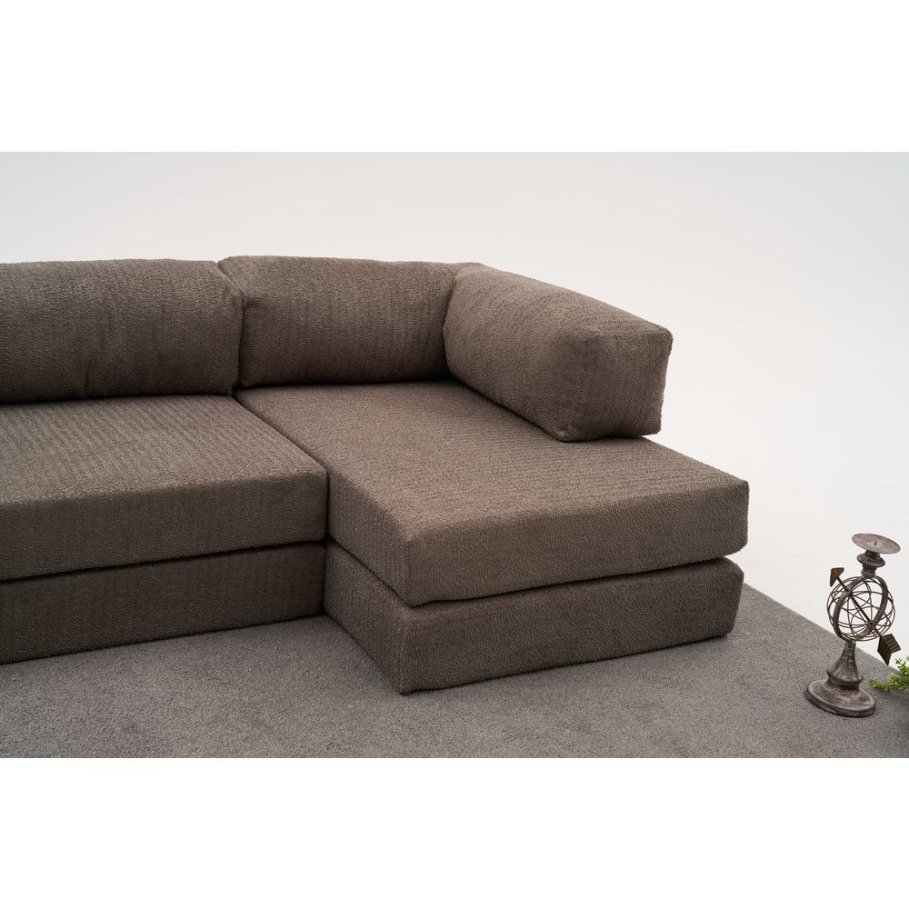 Udobna - Siva Ugaona Sofa slika 3