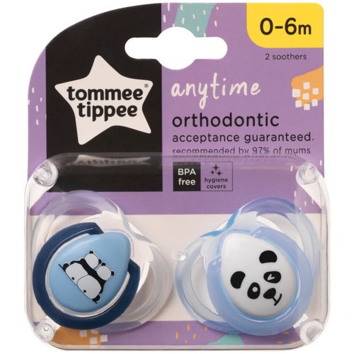 Tommee Tippee varalica Orthodontic plava 2/1, 0-6m slika 1