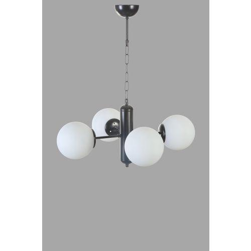 Bankok 4 Lü Siyah Beyaz Camlı Avize Black
White Chandelier slika 4