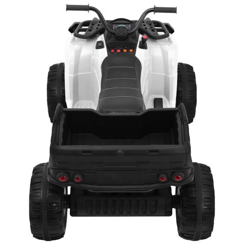 Quad na akumulator All-terrain 4 x 4 – bijeli slika 4