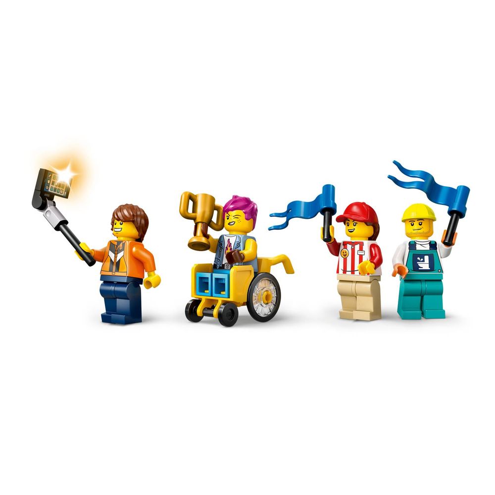 LEGO 60460 Bez ograničenja: Trkalište sa rampom za automobile slika 3