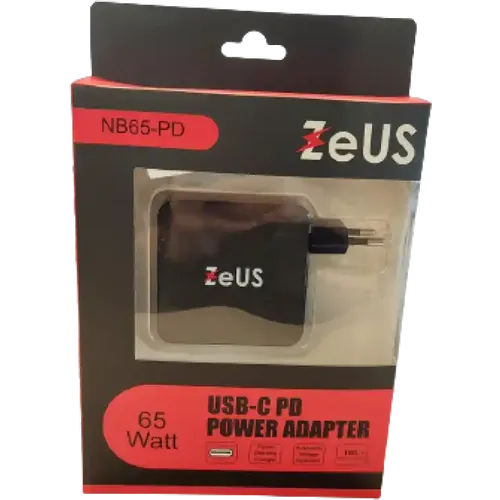 Punjač univerzalni ZUS-NB65 PDC USB-C 65W za laptop,tablet,smart phone slika 2