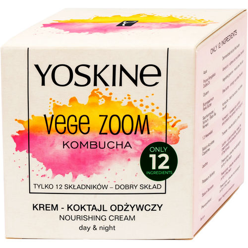 Yoskine Vege Zoom hranljiva dnevna i noćna krema – Kombucha  slika 1