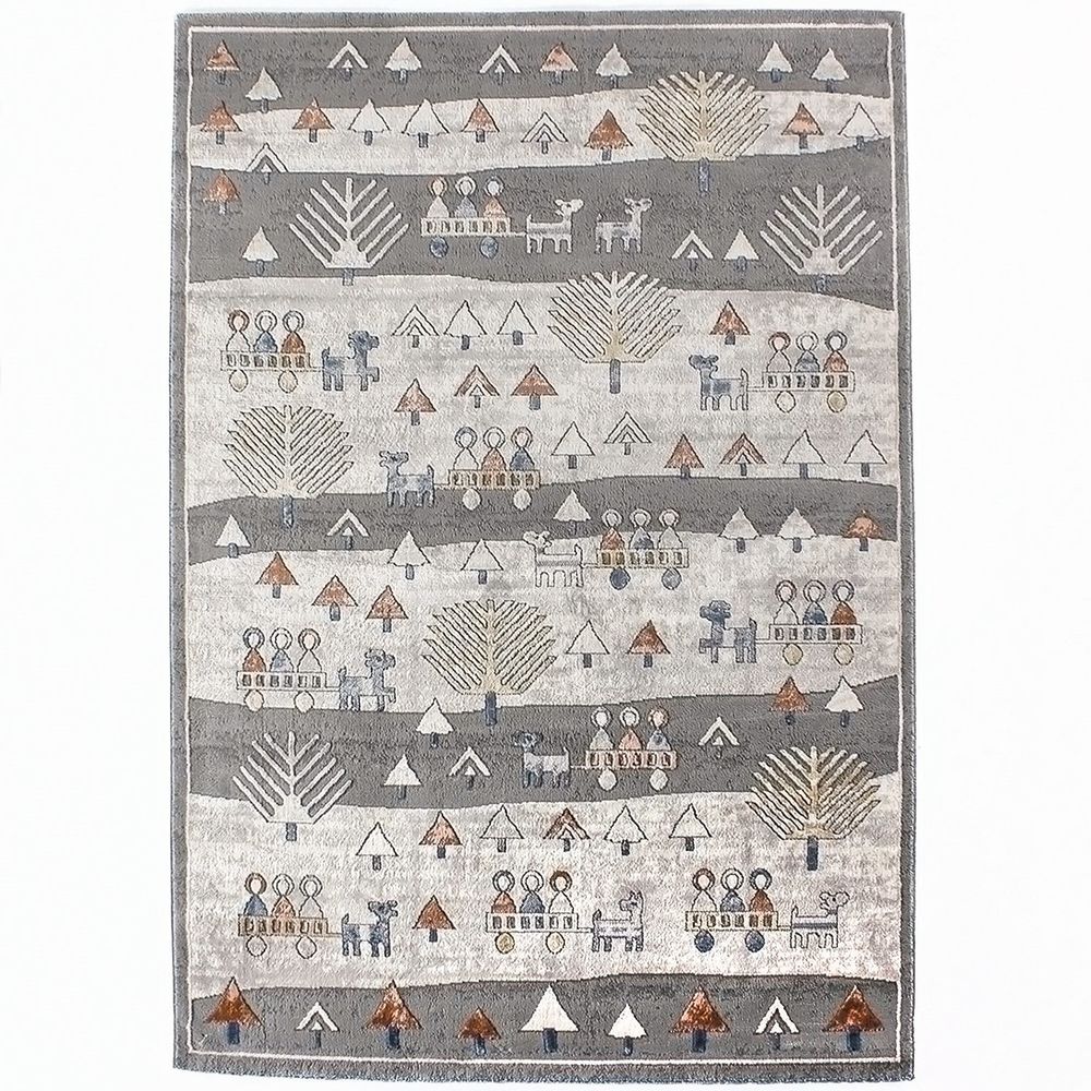 Motto Kids 4583 Sivi Tepih (200 x 290 cm) slika 2