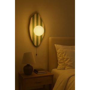 Zidna Lampa - Bež, Bijela, Zelena