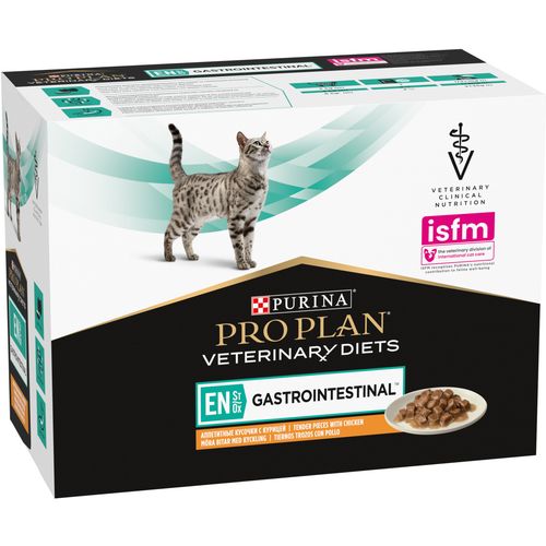 PRO PLAN VETERINARY DIETS EN Gastrointestinal, kod gastrointestinalnih poremećaja, 4x(10x85g)  slika 1