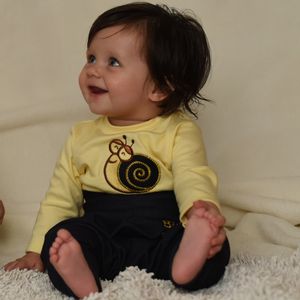 Bubu Gege komplet za bebe Žuti Pužić