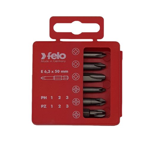 Set bitova Felo Industrial Bit-box Profi 50 mm PH/PZ 03291516 6 kom slika 3