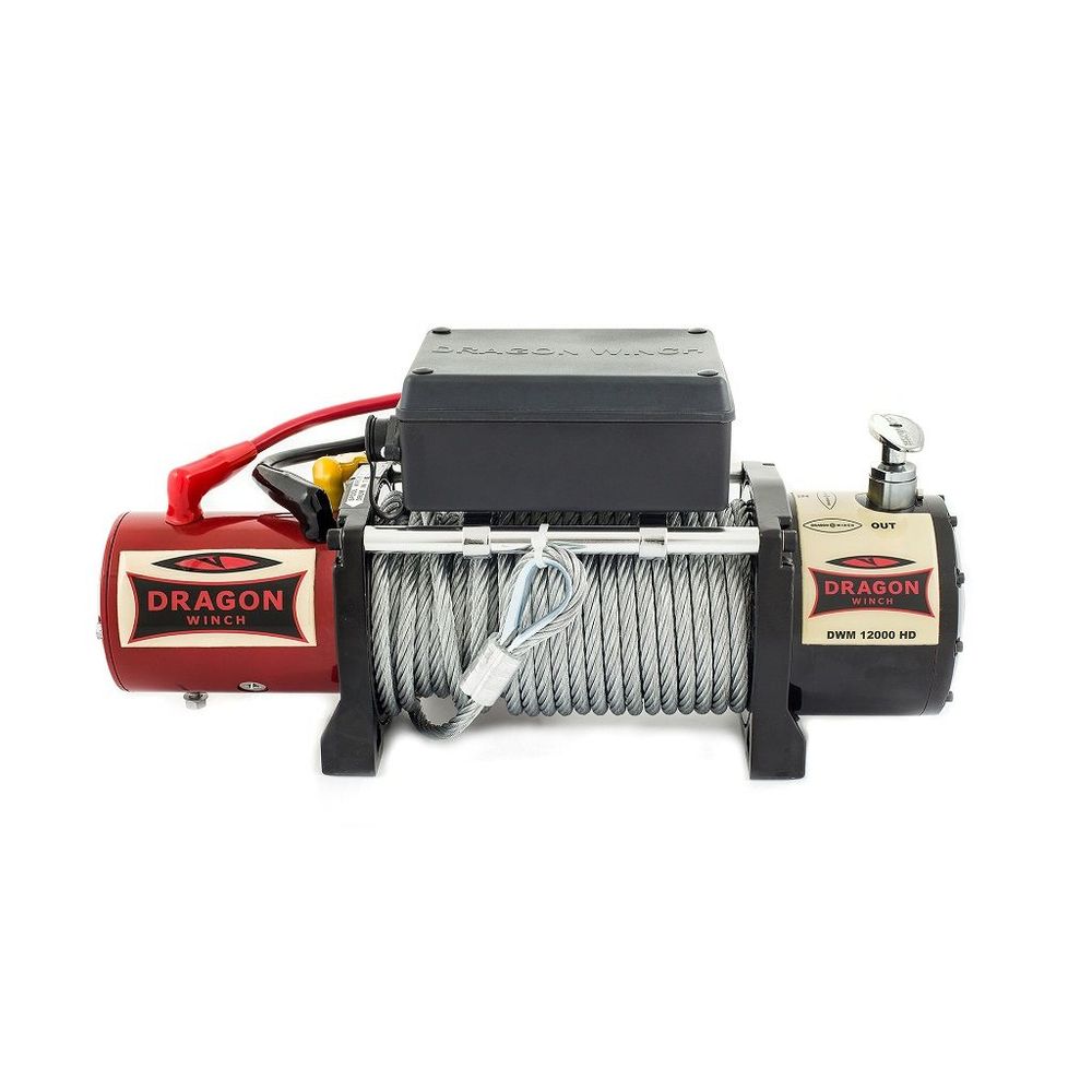 Dragon Vitlo Maverick DWM 12000 HD, 12V, 5.443 kg sa čeličnom sajlom, vodilicom, žičnim i bežičnim daljinskim slika 1
