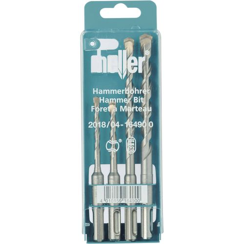 Heller Bionic 16490 0 karbid komplet udarnih svrdla 4-dijelni 5 mm, 6 mm, 8 mm, 10 mm  SDS-Plus 1 Set slika 3