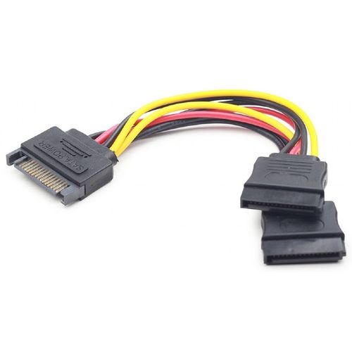 Gembird CC-SATAM2F-01 Power Supply Internal Y-Splitter, SATA to 2x SATA slika 1