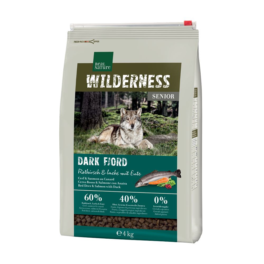 Real Nature Wilderness Senior jelen, losos i patka 4 kg slika 1
