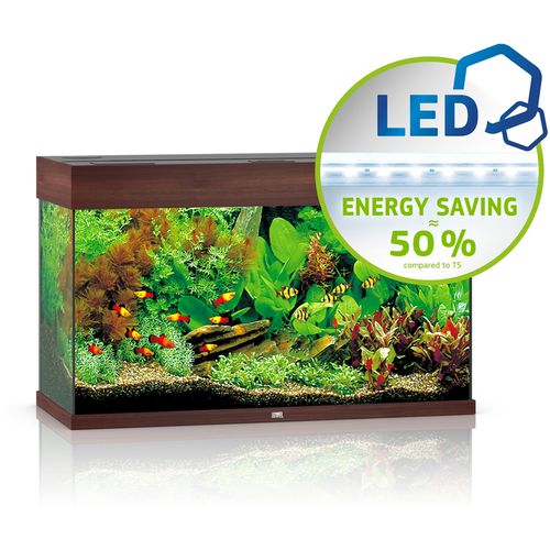 JUWEL Rio 125 LED Akvarij Tamno drvo, 81 x 36 x 50 cm, 125 litara slika 1