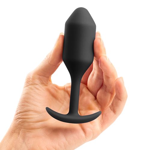 Analni čep B-Vibe - Snug Plug 2, crni slika 5