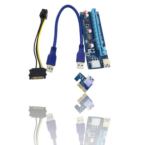 USB 3.0 pci-e express to x16 extenderi riser 6pin