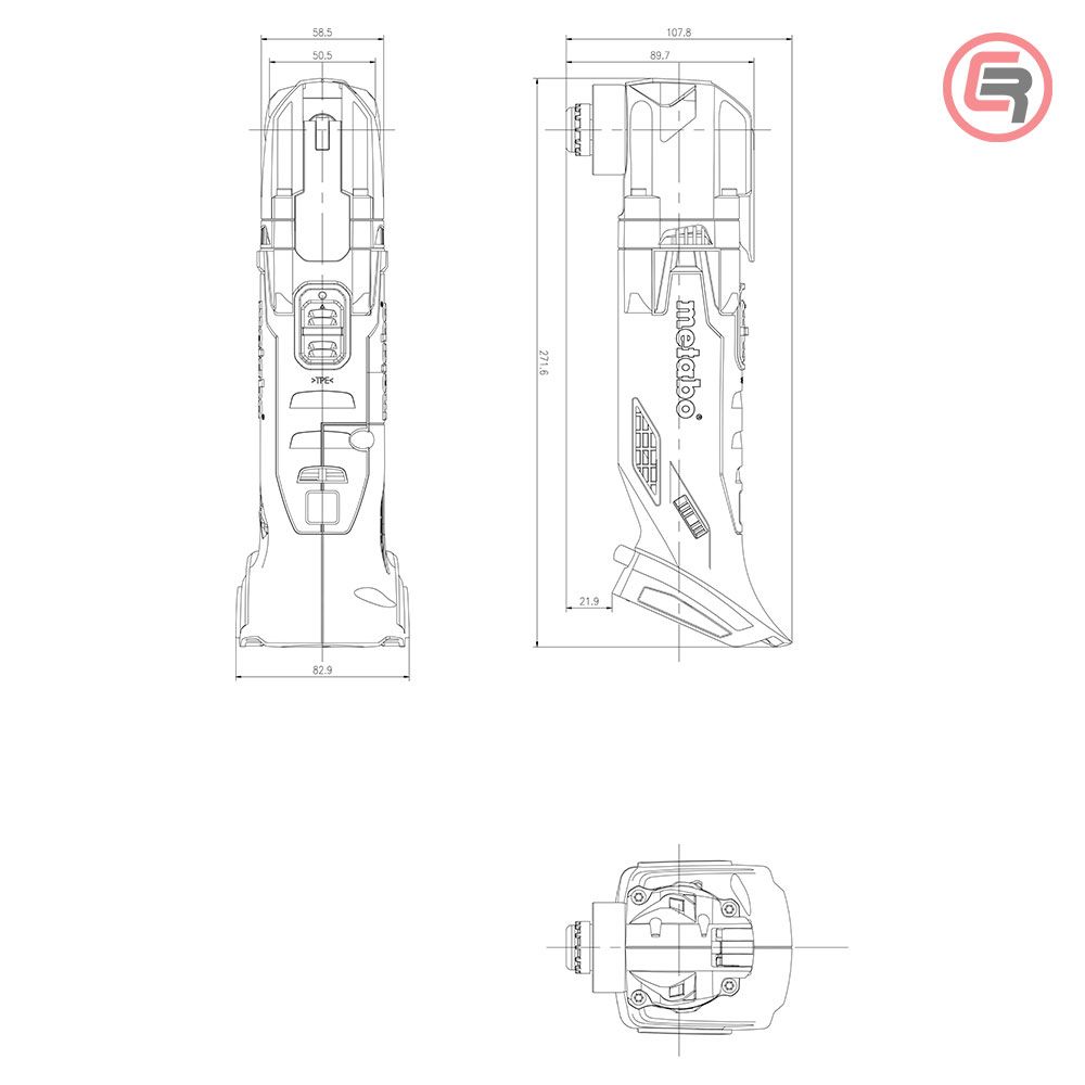 Metabo Multifunkcionalni Alat Aku MT 18 LTX (bez baterije i punjača) – 613021890 slika 4