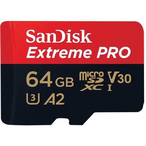 SANDISK Extreme Pro microSDXC 64GB + Adp SDSQXCU-064G-GN6MA slika 1