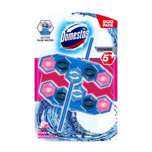 Domestos Active Blue Water Osvježivač za wc školjku pink magnolia duopack