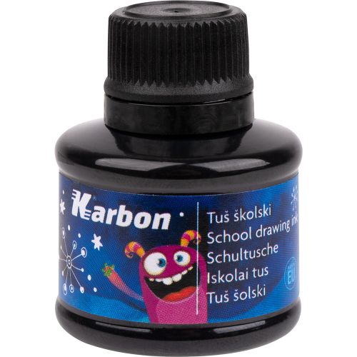 Tuš školski 20ml. crni KARBON slika 2