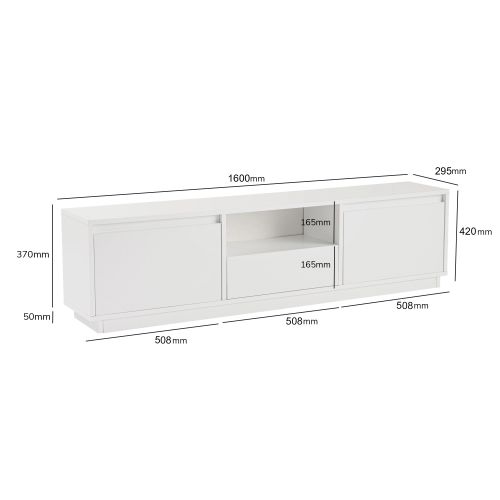 Vanguard - Natural White Natural White TV Stand slika 11