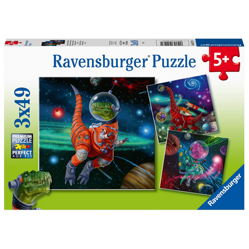 Ravensburger Puzzle dinosauri u svemiru 3x49kom slika 1