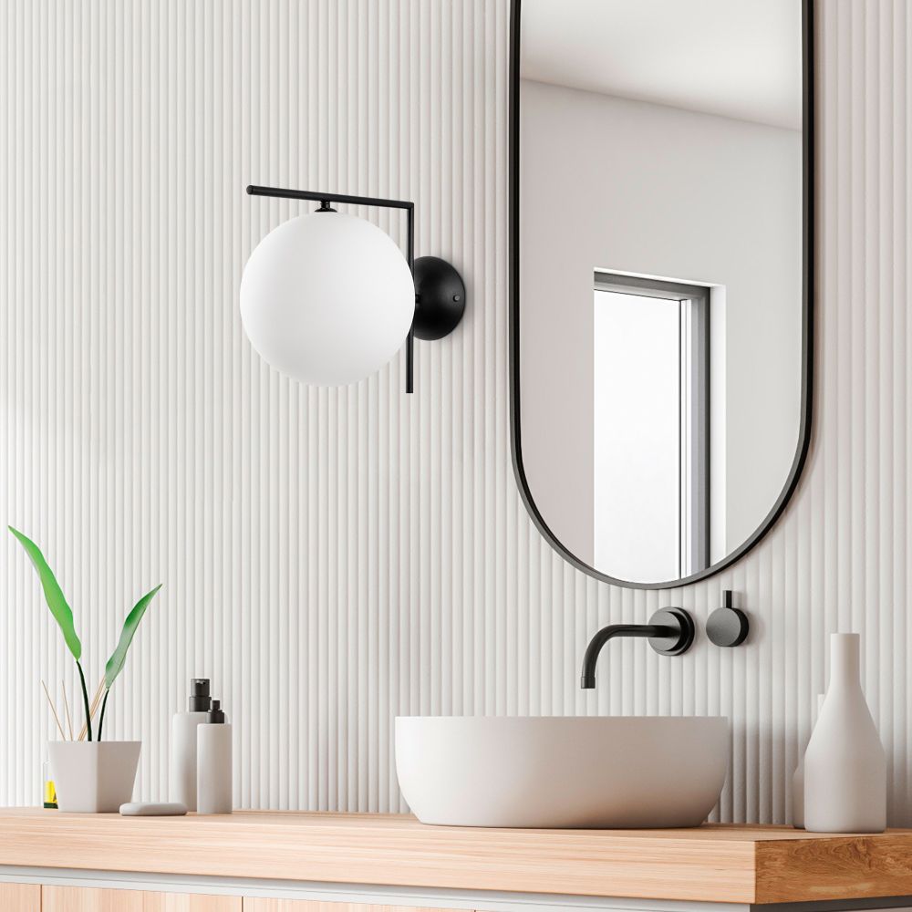 Luminar - Crna Zidna Lampa 14155 slika 1