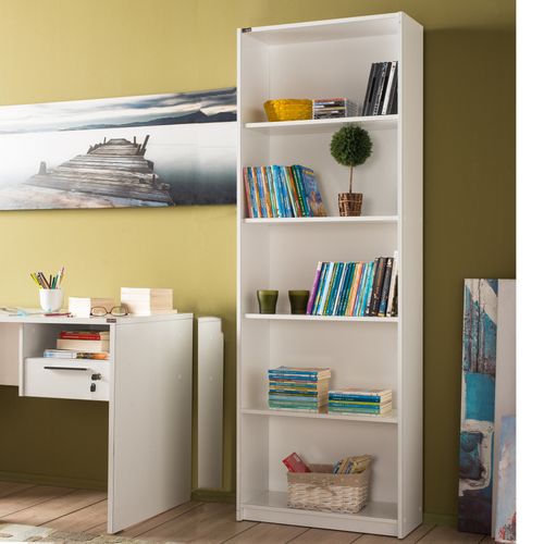 KTP-350-PP-1 White Bookshelf slika 2