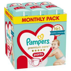 Pampers Premium Care Pants mesečno pakovanje pelena